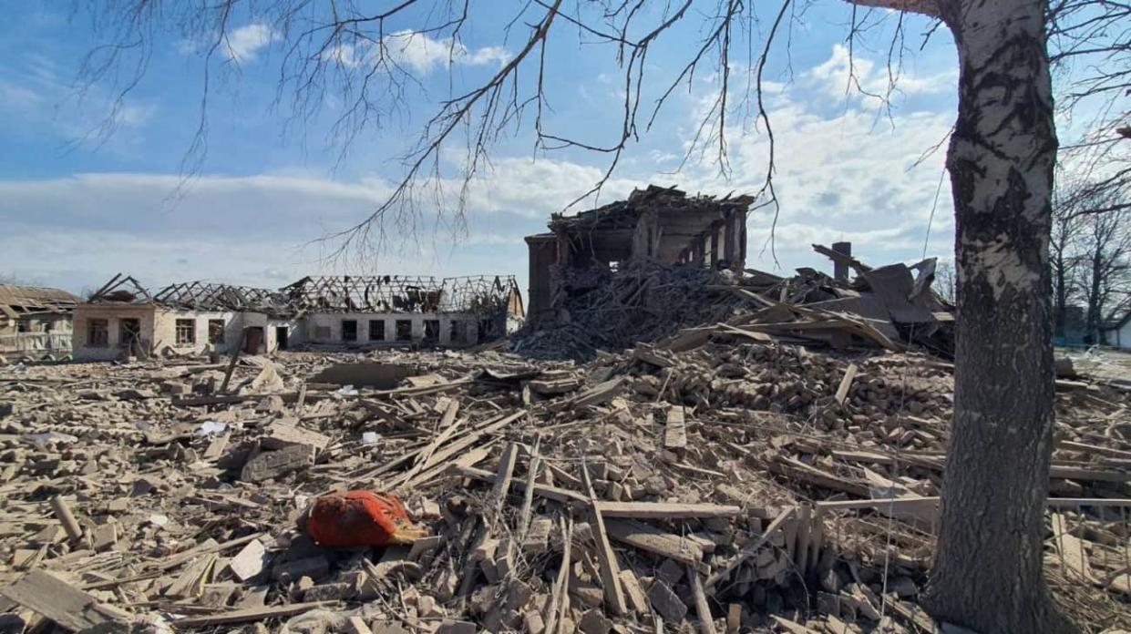 Aftermath of Russian strikes on Sumy Oblast. Photo: Sumy Oblast Military Administration