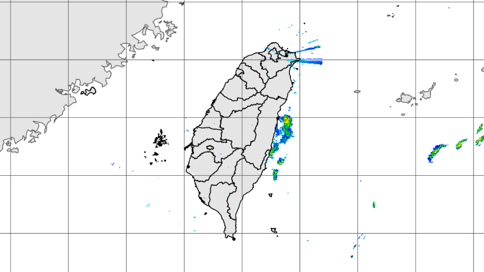 北部、東半部午後降雨機會增加。（圖／中央氣象局）