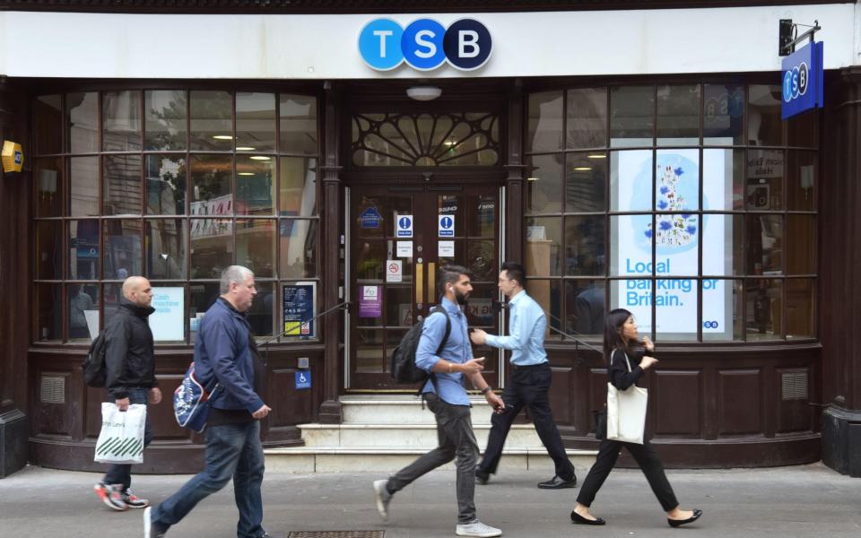 TSB will close 36 branches, leading to the loss of 250 jobs