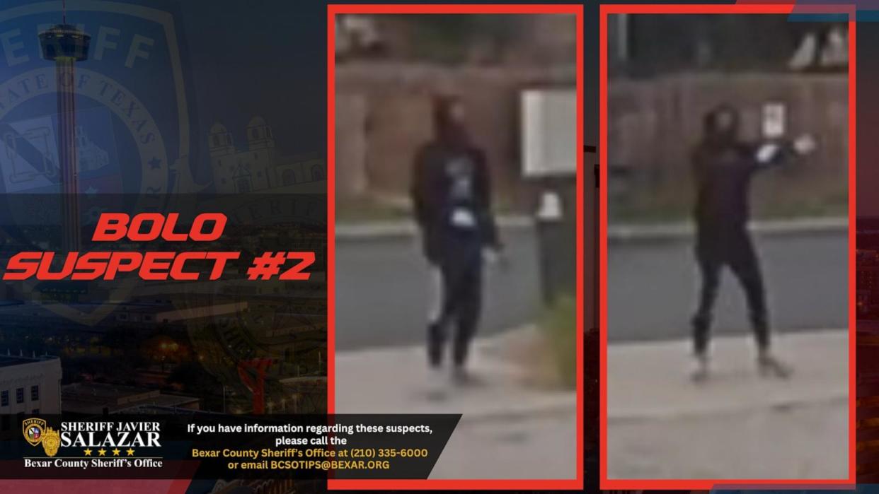 PHOTO: The Bexar County Sheriff's Office released images of a suspect sought in a shooting that occurred in San Antonio on May 8, 2024. (Bexar County Sheriff's Office)