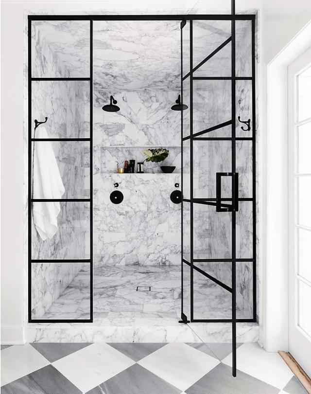 6 black bathrooms that are unapologetically fresh and fabulous