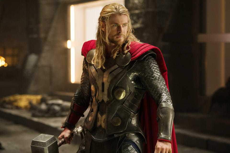 Hemsworth in 2013's Thor: The Dark World, which had a famously tumultuous production. (Photo: Jay Maidment/Walt Disney Studios/Courtesy Everett Collection)