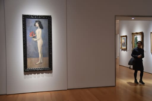 "Fillette a la corbeille fleurie" by Pablo Picasso sold in May for $115 million in New York. It was one of the works of the Peggy and David Rockefeller collection -- the most valuable private collection ever sold