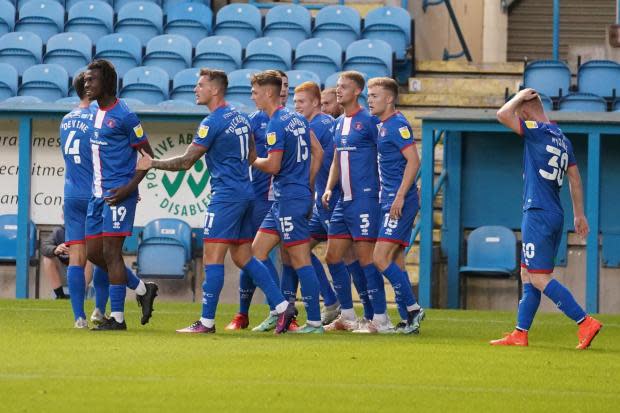 Carlisle faced Hartlepool United in last season's Papa John's Trophy (Photo: Barbara Abbott)