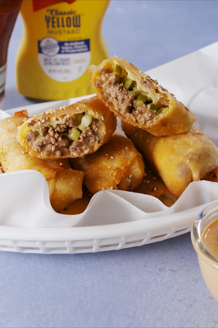 Big Mac Egg Rolls