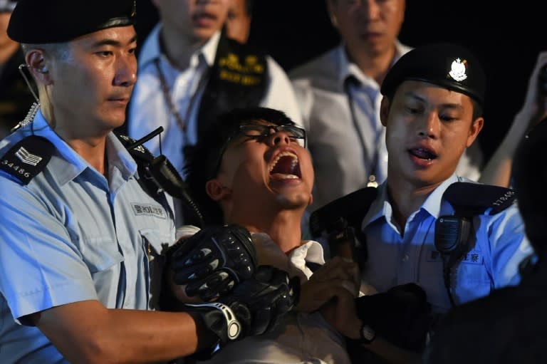 Joshua Wong and two other young leaders of Hong Kong's huge Umbrella Movement protests were sentenced to months in jail on Thursday for their role in the 2014 rallies