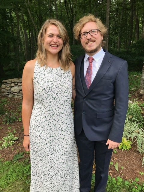 Beth Romaker and Spencer Crawford say that having to repay their student loan debt may delay plans to buy a house, get married and have kids.