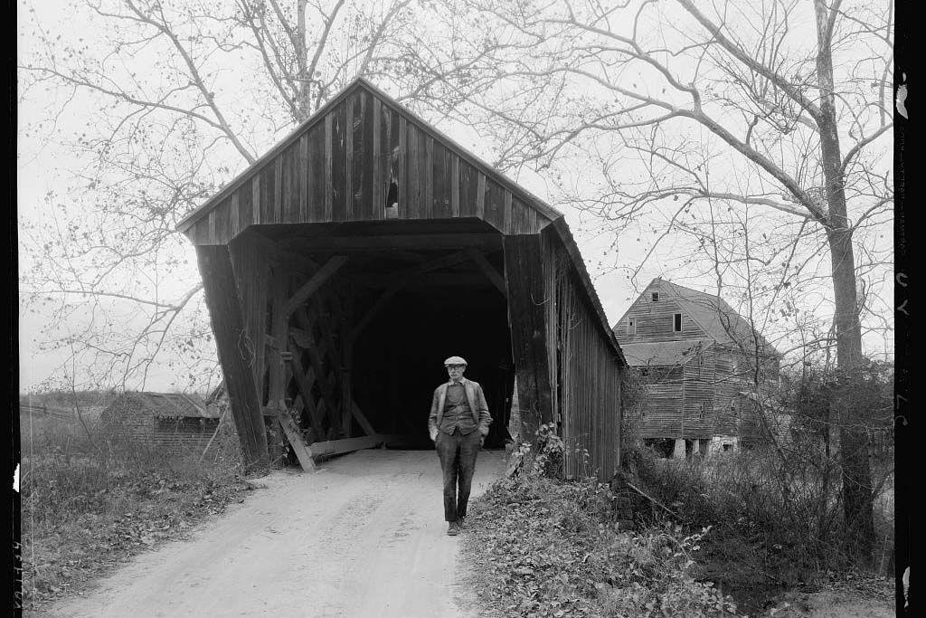 A Covered Bridge, Virginia (1933)