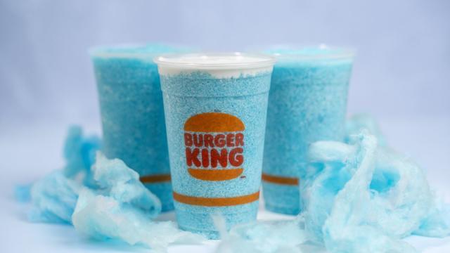Burger King's New Cotton Candy Frozen Drink Looks Insanely Good