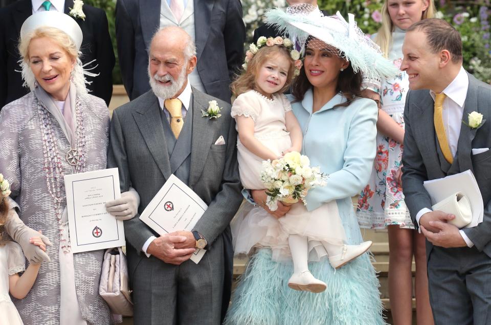 Britain's Princess Michael of Kent (L) and Britain's Prince Michael of Kent 