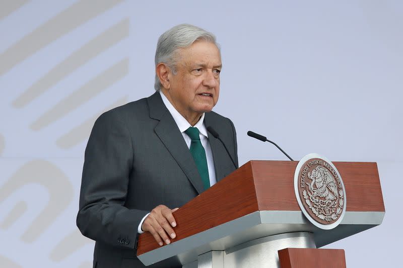 FILE PHOTO: Military parade to celebrate Independence Day in Mexico City