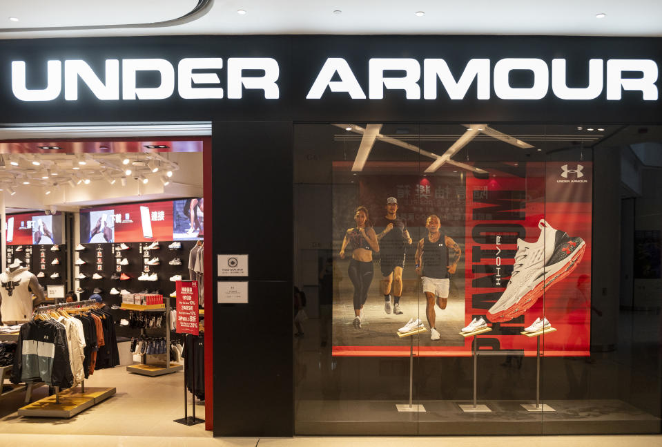 HONG KONG, CHINA - 2020/09/16: American multinational clothing brand Under Armour store seen in Hong Kong. (Photo by Budrul Chukrut/SOPA Images/LightRocket via Getty Images)