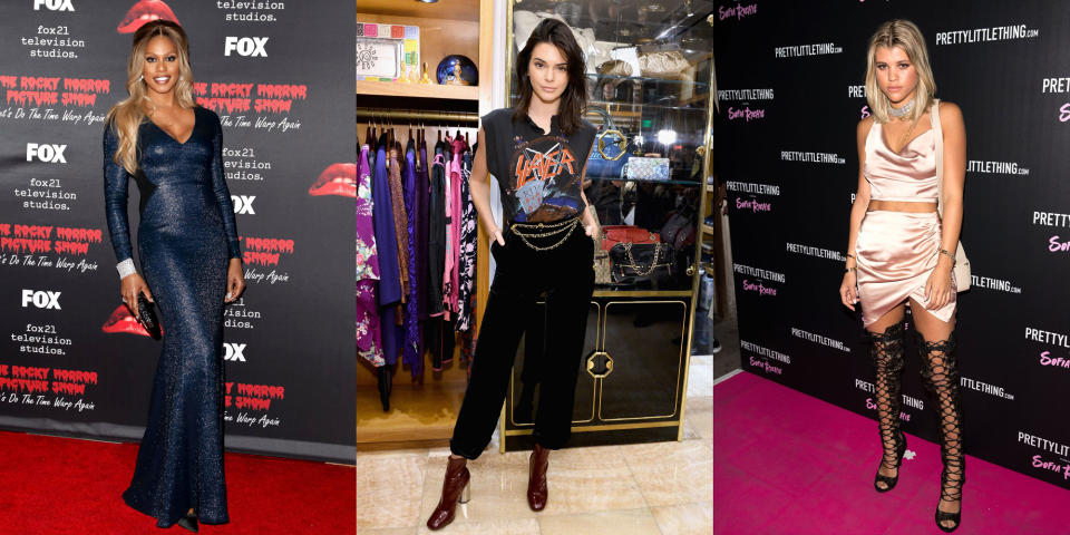 <p>Everything your favorite celebs wore the month of October.</p>
