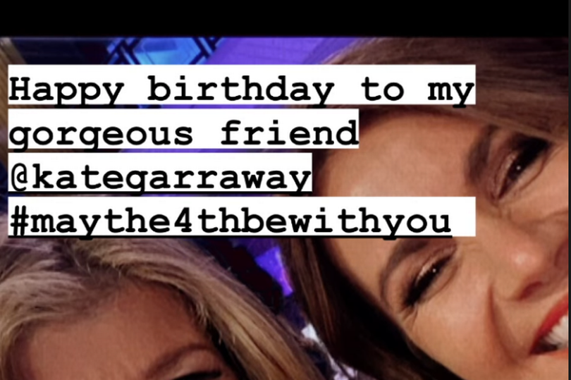 Susanna Reid wished Kate Garraway a happy birthday