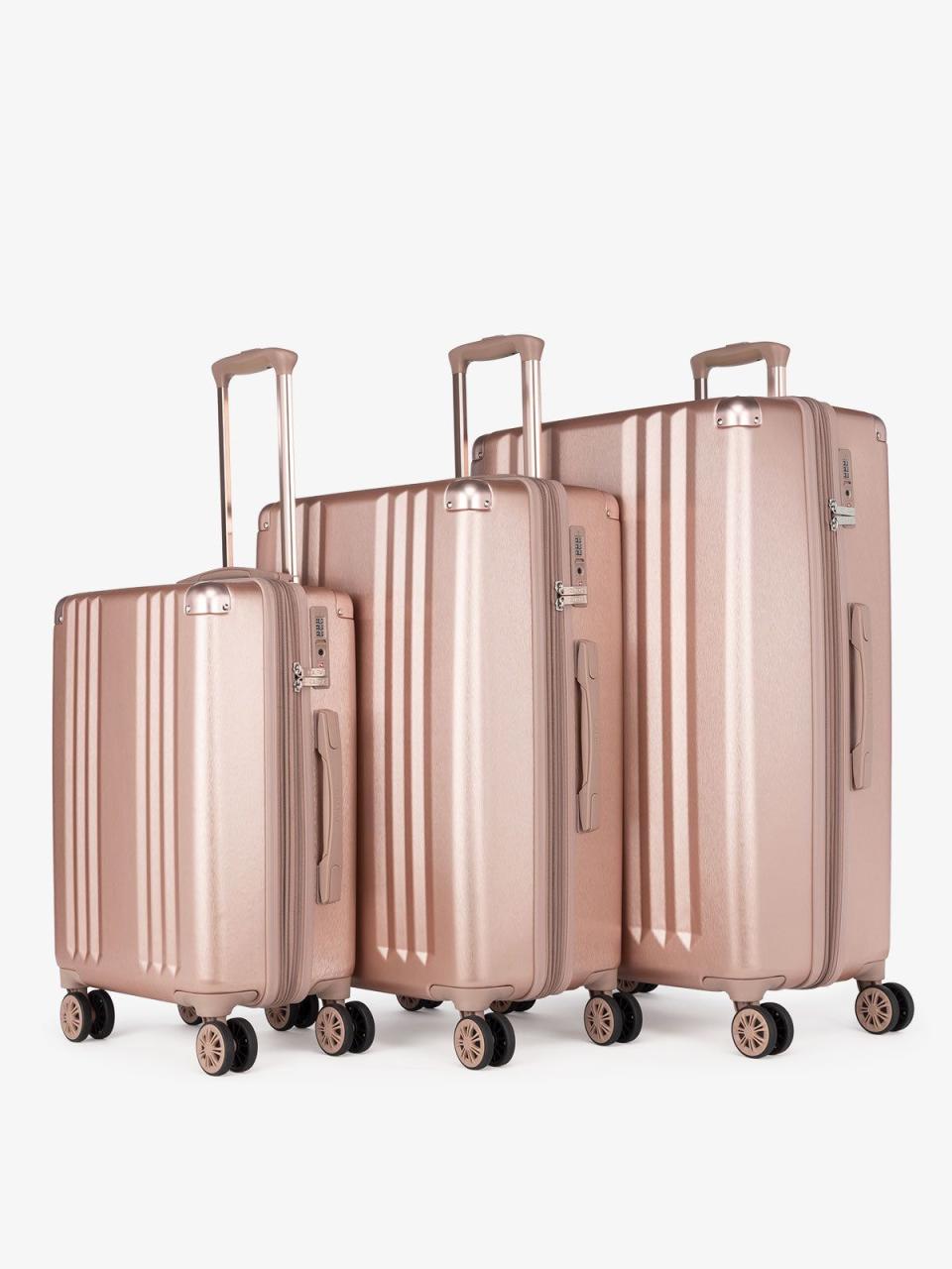 9) Ambeur 3-Piece Luggage Set