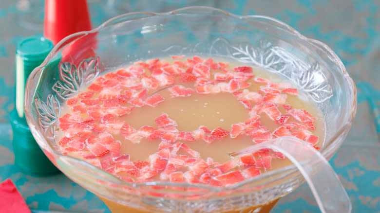 Punch bowl with berries