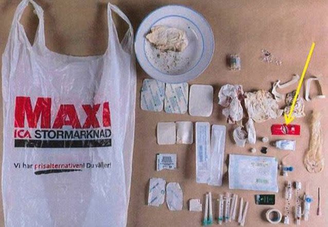 The sedatives allegedly used to drug the woman. Source: Supplied