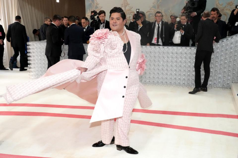 Harvey Guillén attends the 2023 Met Gala.