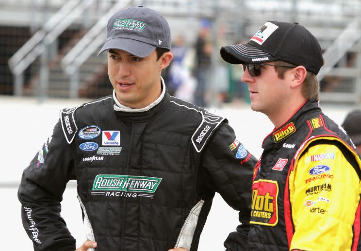 Billy Johnson (L) has run five Xfinity Series races. (Getty)