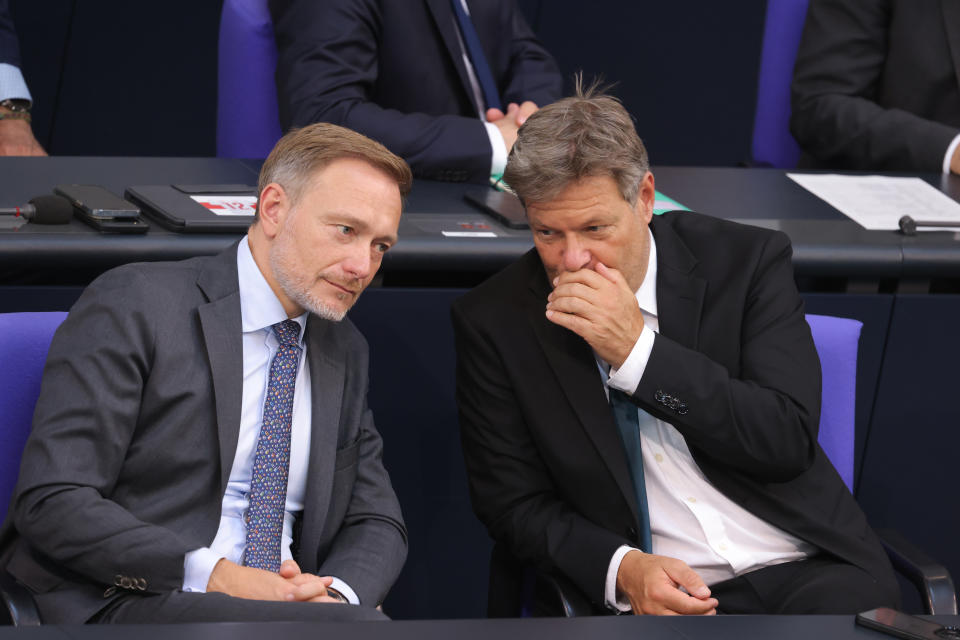 Christian Lindner (links) und Robert Habeck. (Bild: Michele Tantussi/Getty Images)