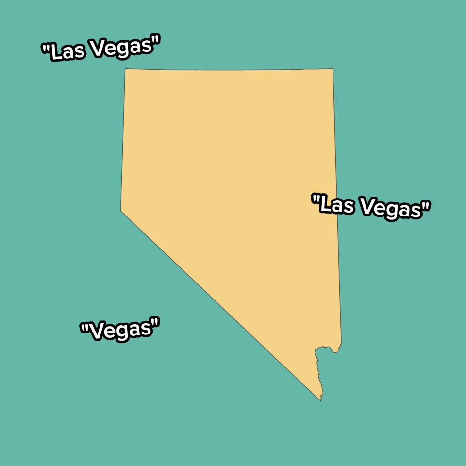Nevada outline