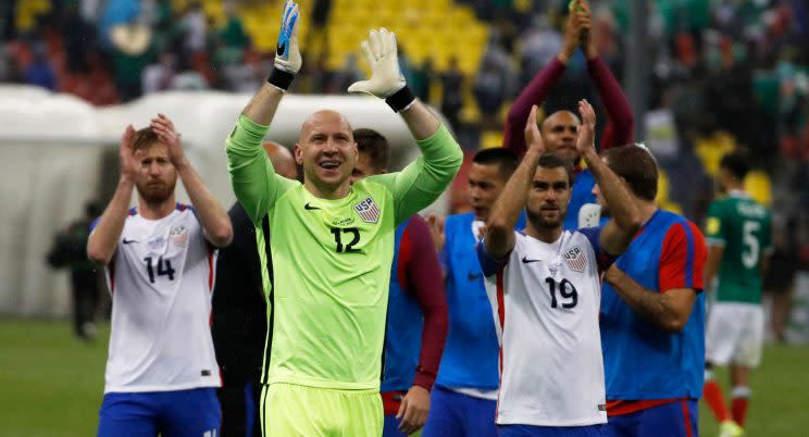 Tim Ream, Brad Guzan and Graham Zusi