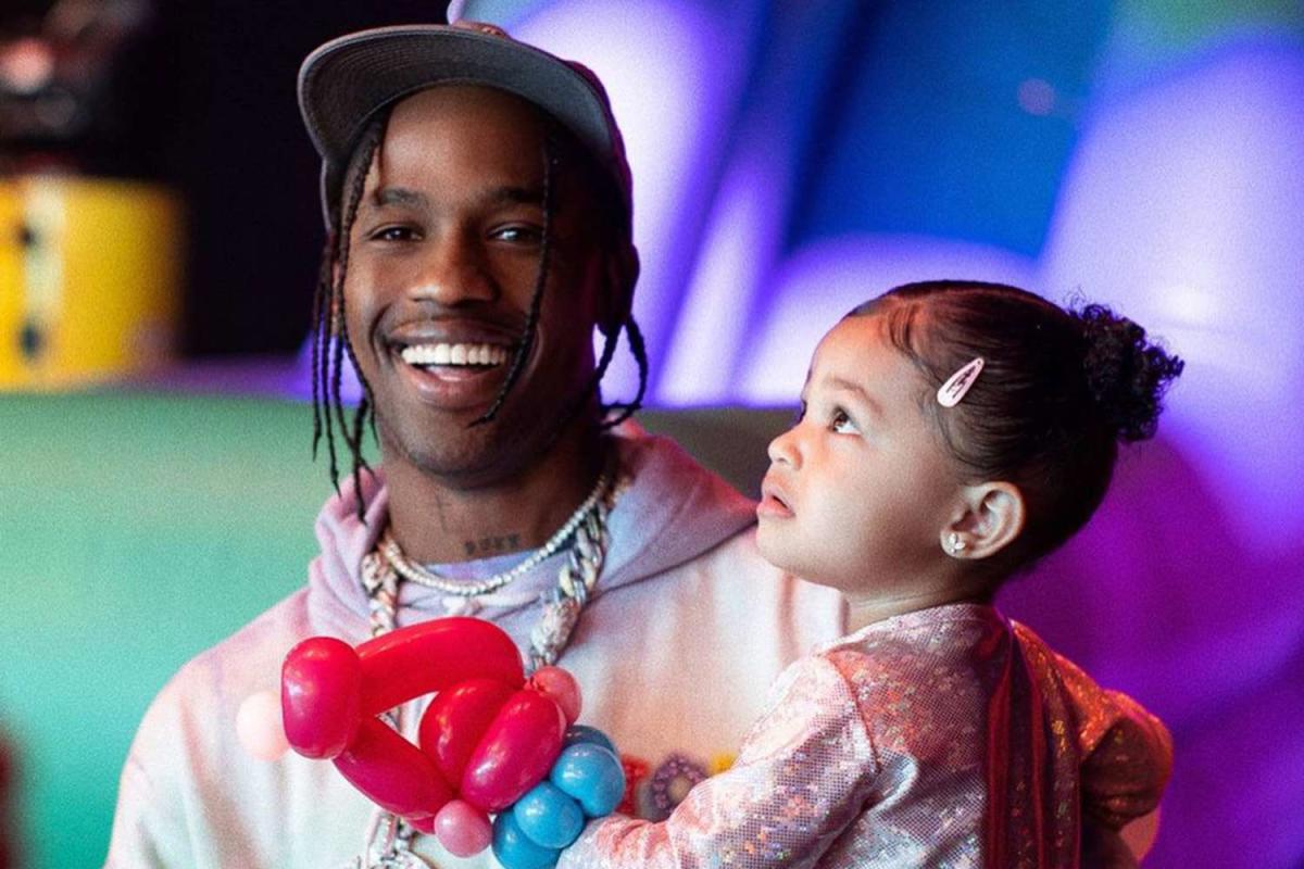 Travis Scott Gets Matching Daddy-Daugther Shoes with Stormi