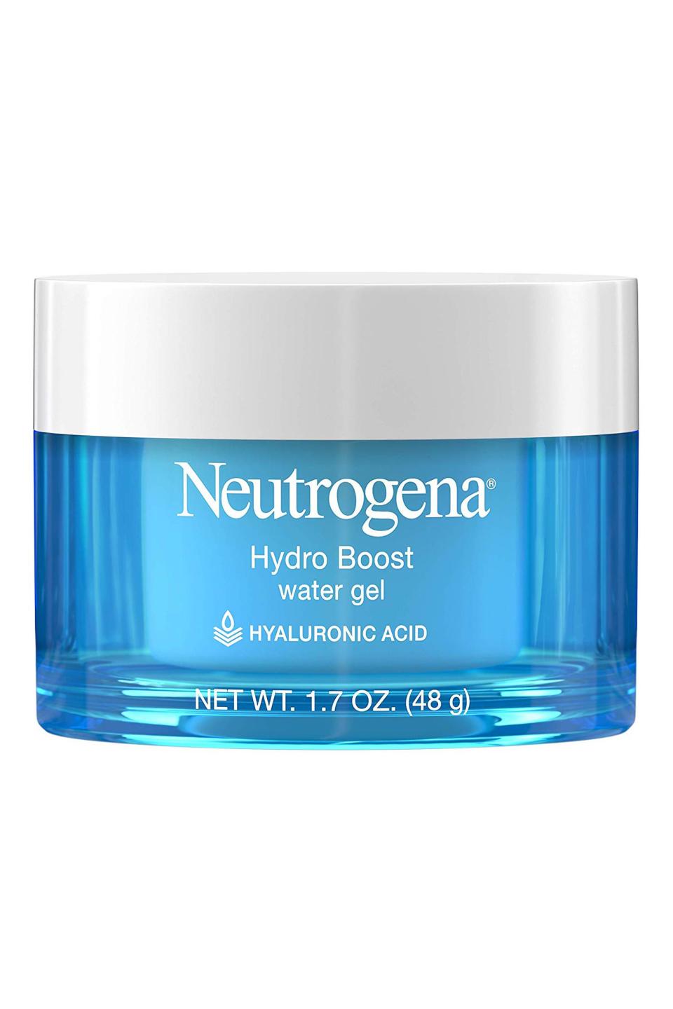 14) Neutrogena Hydro Boost Hyaluronic Acid Hydrating Water Face Gel Moisturizer for Dry Skin