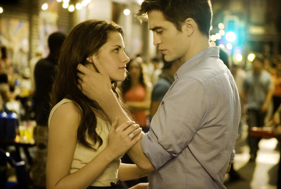 Kristen Stewart and Robert Pattinson in “The Twilight Saga: Breaking Dawn — Part 1” - Credit: Andrew Cooper