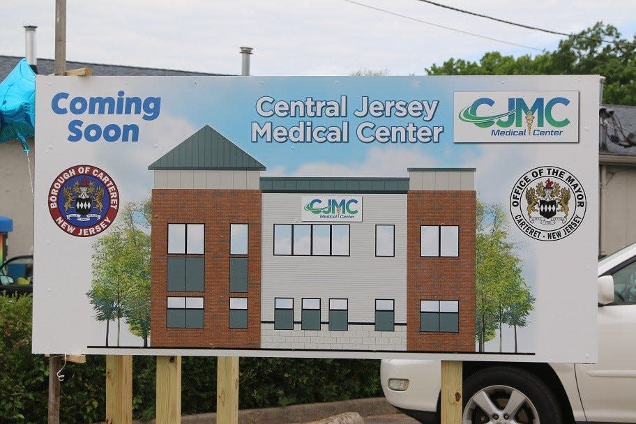 Rendering of the Central Jersey Medical Center coming to Roosevelt Avenue in Carteret.