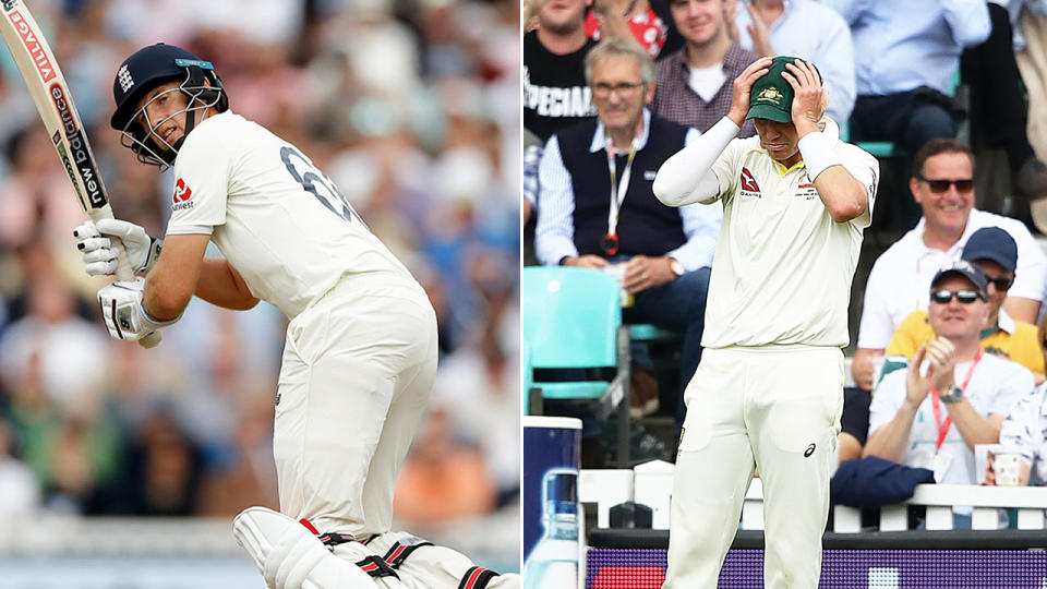 Peter Siddle squandered a glorious chance to remove Joe Root. 
