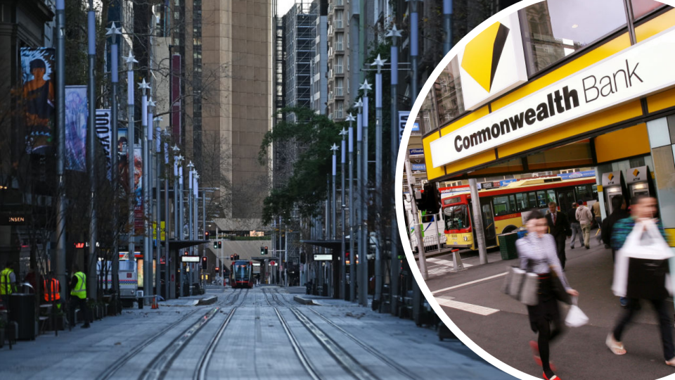 Economists are revising down growth forecasts as NSW&#39;s lockdown is extended. (Source: Getty)