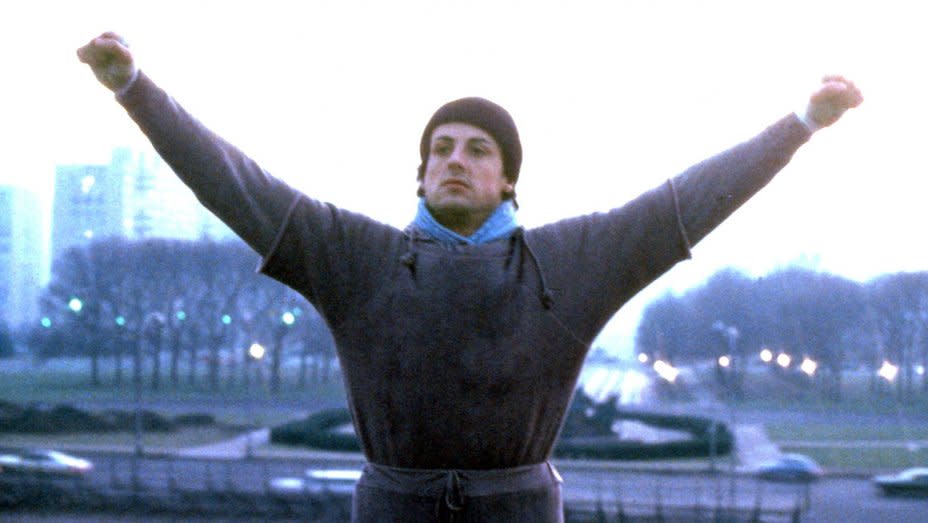 Sylvester Stallone first portrayed Rocky Balboa in 1976. (Credit: MGM)
