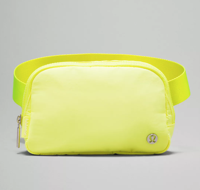 Lululemon Everywhere Belt Bag in Lemon