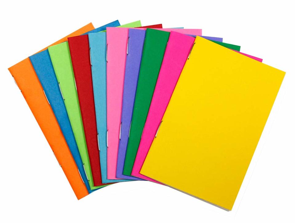 Hygloss Tiny Colorful Blank Books - Notebook, Sketch Pad, Journal for Drawing, Writing and Scrapbooking - 2 ¾ x 4 ¼-inch - 10 per Pack
