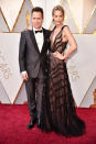 <p>Sam Rockwell and Leslie Bibb attend the 90th Academy Awards in Hollywood, Calif., March 4, 2018. (Photo: Getty Images) </p>