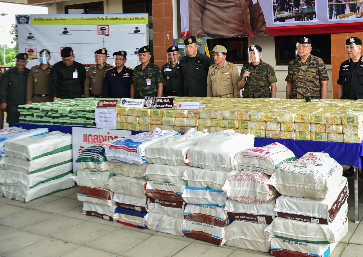 On 12 November, the anti-narcotics agency of the country said it found 11.5 tonnes of ketamine worth $1 billion (AFP via Getty Images)