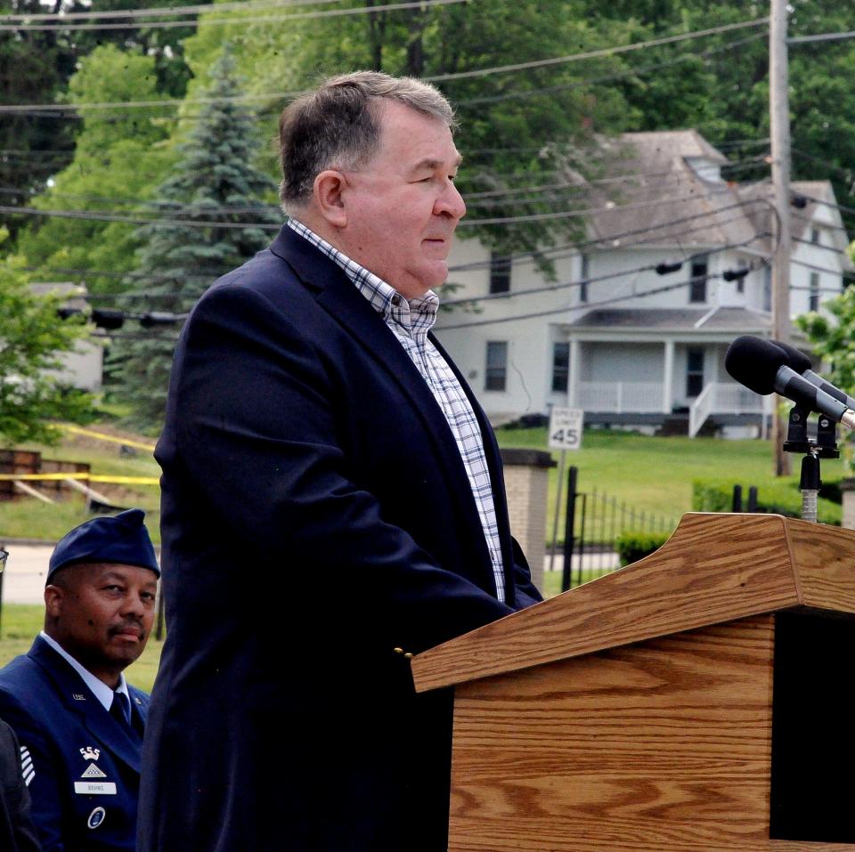 The Wooster Memorial Day address was given by Maj. Gen. Todd Carmony.