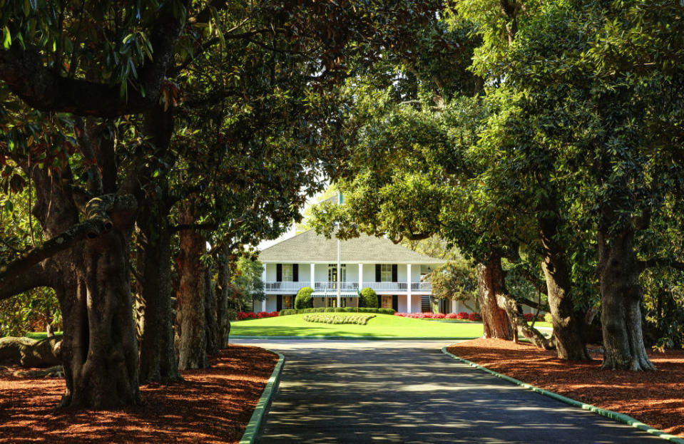 The Augusta National clubhouse