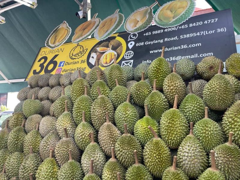 durian stalls - durian 36