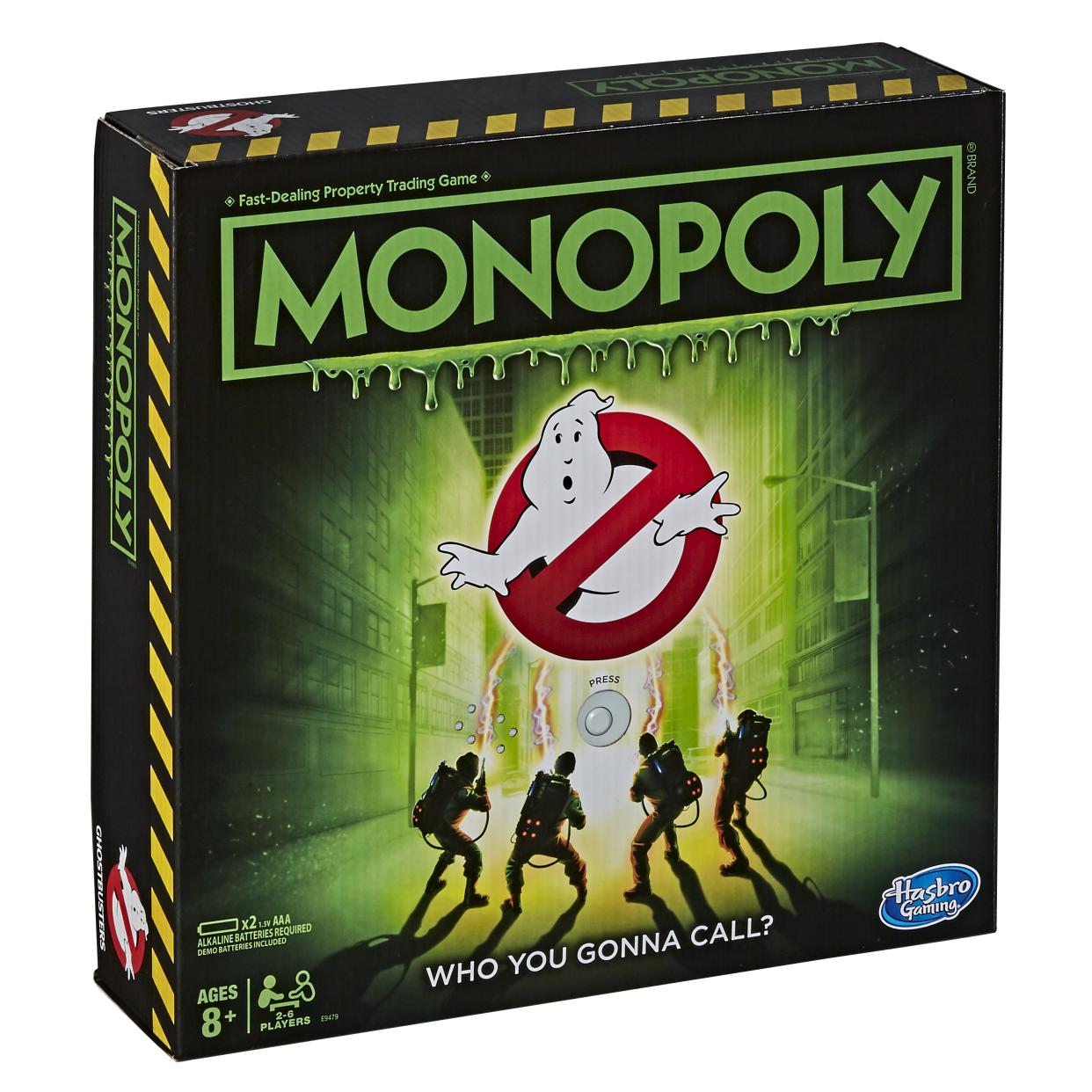 'Monopoly: Ghostbusters Edition' brings the ghostbusting home (Photo: Hasbro)