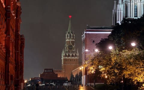 Lenin's mausoleum is located next to the Kremlin walls in downtown Moscow. - Credit: Vladimir Smirnov/TASS via Getty Images