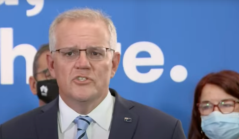 Scott Morrison said he was not afraid to call China out. Source: ABC