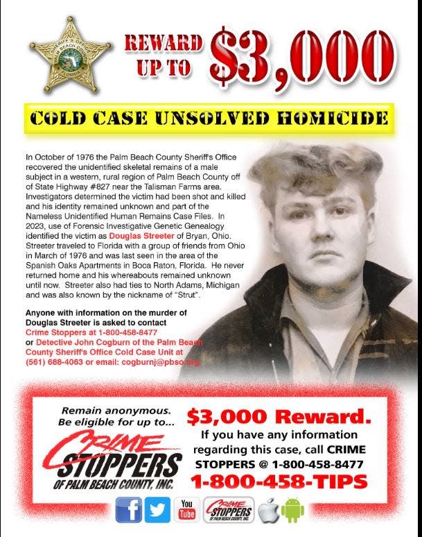 Douglas Streeter disappeared in 1976 on a trip from Ohio to Florida. His identity remained unknown until new technology helped investigators learn his name.