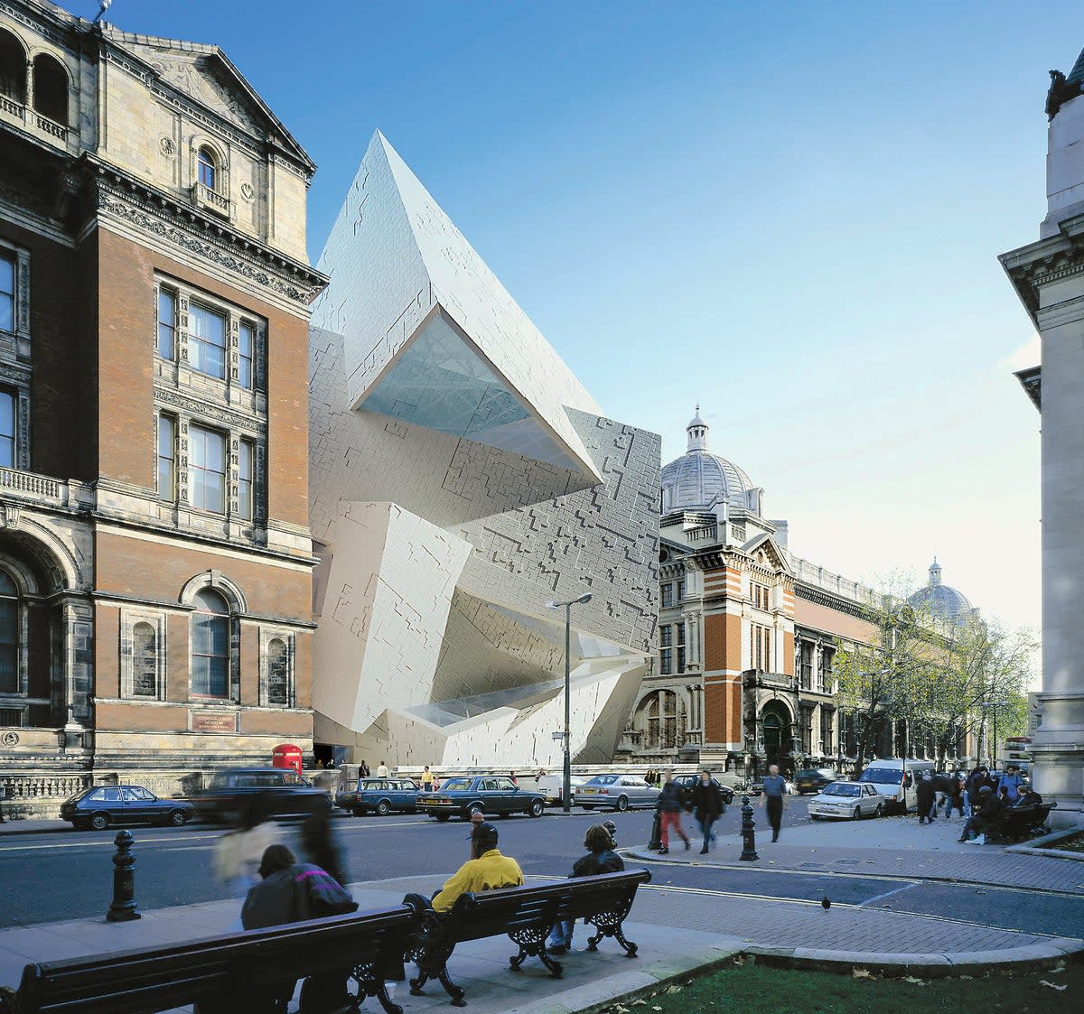 Victoria and Albert Museum Extension, 1996 (Miller Hare / Courtesy of Studio Daniel Libeskind )