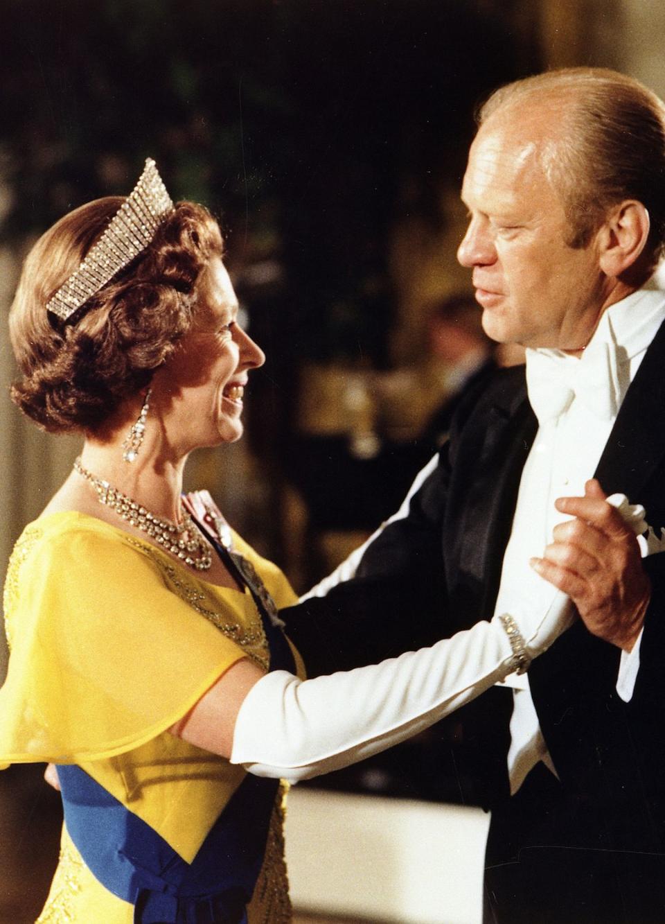 A dance with President Gerald Rudolph Ford Jr., 1976