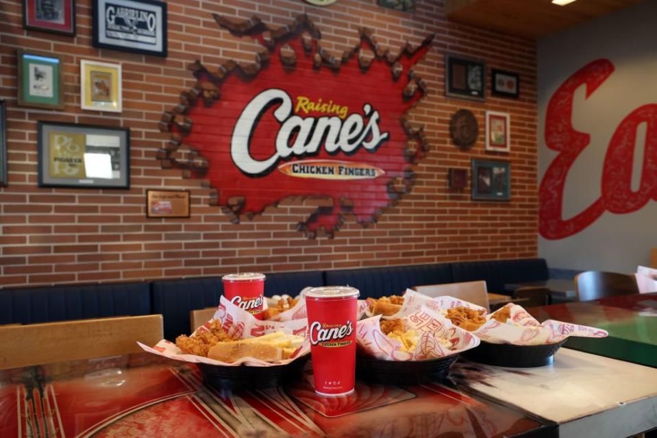 Raising Cane’s beat out Chick-Fil-A for a higher ranking on the list. Getty Images for Raising Cane's