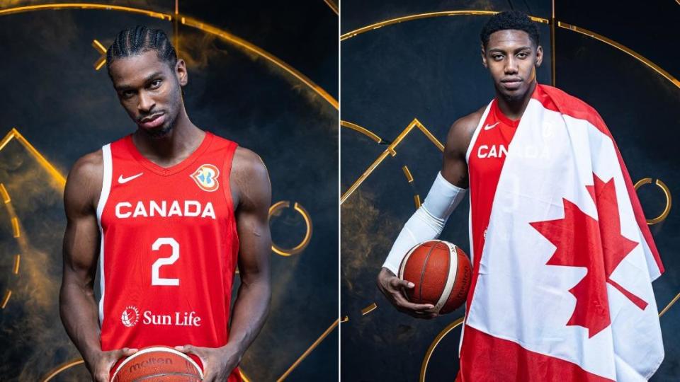 加拿大公布世界盃12人名單，其中包含7名NBA球員。（圖／翻攝自Twitter@CanBball）