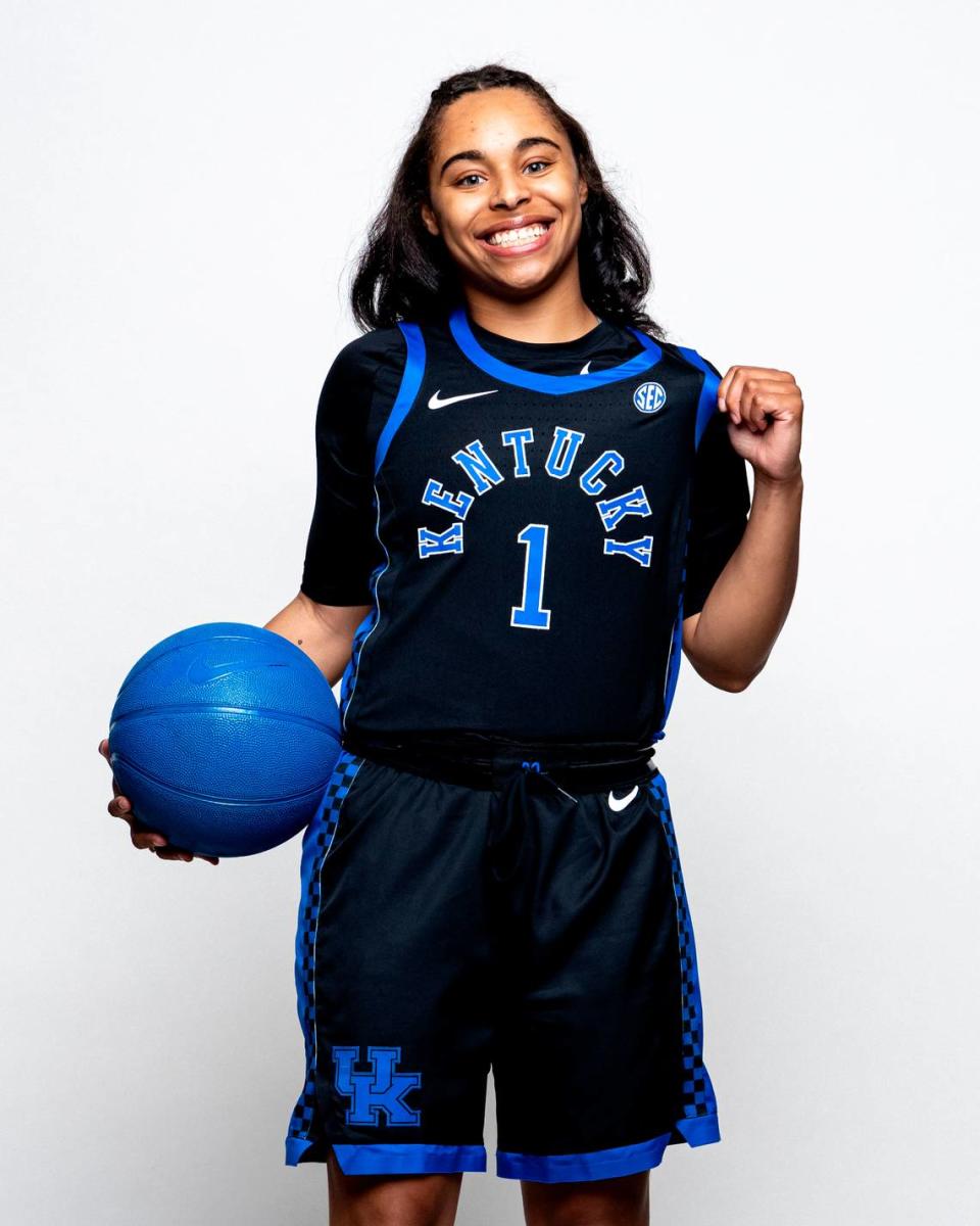 Wildcats head coach Kyra Elzy called Brooklynn Miles a proud hometown girl who understands the responsibility of wearing Kentucky across her chest.”