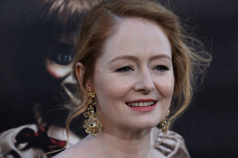 Miranda Otto attends the premiere of "Annabelle: Creation" at TCL Chinese Theatre in Hollywood in 2017. File Photo by Jim Ruymen/UPI